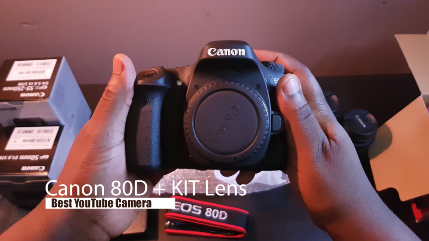 Unboxing the Best YouTube Camera – Canon 80D